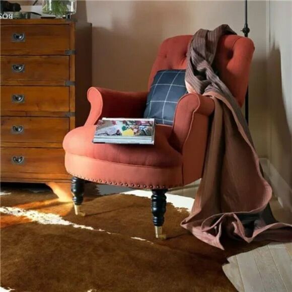 Premium Faux Cowhide Rug 110 x70 cm/3.6 x 2.3 feet, Durable and Large Size Cow - Picture 3 of 6